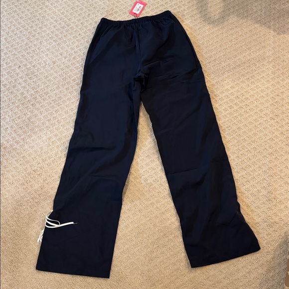 Edikted Navy Remy Ribbon Track Pants XS - Picture 8 of 9